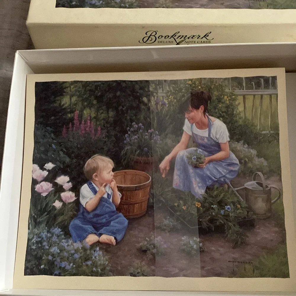 Robert Duncan Planting More Than Flowers Box blank stationary cards set of 8